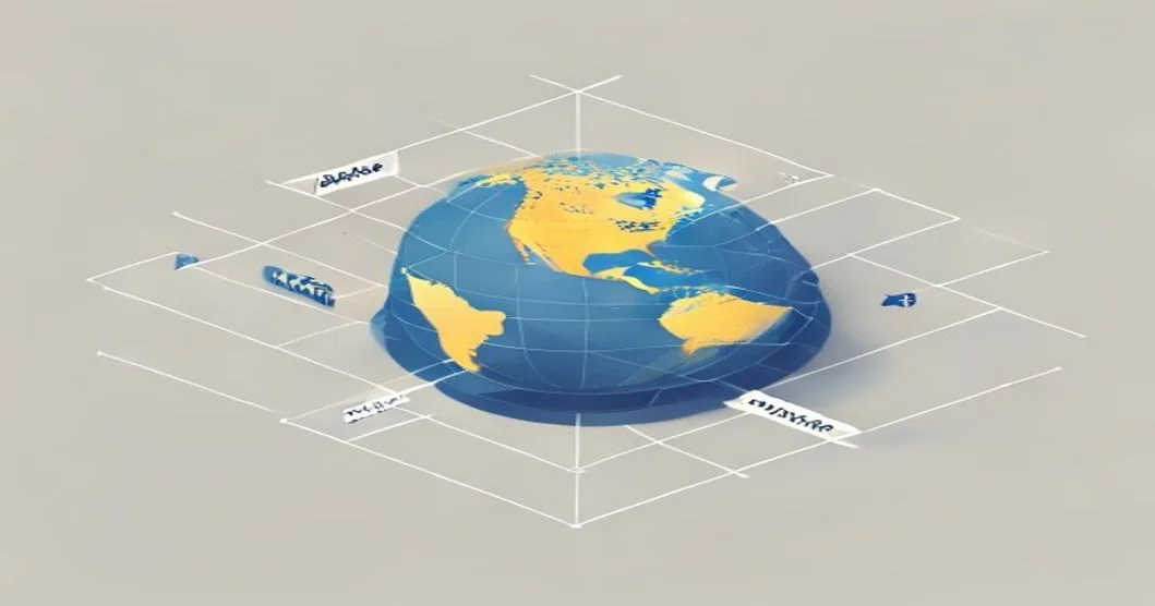 Multilingual SEO on SvelteKit illustration showing globe with EN and ES URL paths converging on framework emblem